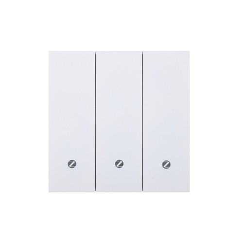 Ultra-Thin Skin-Feeling Panel WiFi Protocol 3 Gang Smart Wall Switch L&N Version with Tuya Smart/Smart Life APP