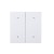 Ultra-Thin Skin-Feeling Panel ZigBee Protocol 2 Gang+2 Scene Smart Wall Switch L&N Version with Tuya Smart/Smart Life APP