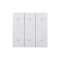 Ultra-Thin Skin-Feeling Panel ZigBee Protocol 3 Gang+3 Scene Smart Wall Switch L&N Version with Tuya Smart/Smart Life APP