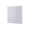 Ultra-Thin Skin-Feeling Panel ZigBee Protocol 3 Gang+3 Scene Smart Wall Switch L&N Version with Tuya Smart/Smart Life APP