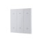 Ultra-Thin Skin-Feeling Panel ZigBee Protocol 3 Gang+3 Scene Smart Wall Switch L&N Version with Tuya Smart/Smart Life APP