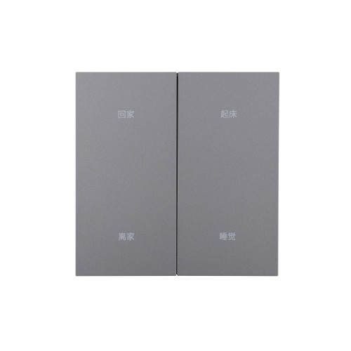 Ultra-Thin Skin-Feeling Panel ZigBee Protocol 4 Gang Smart Scene Switch L&N Version with Tuya Smart/Smart Life APP