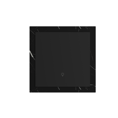 1 Gang 250V 10A Smart ZigBee Wall Switch (L-N Version) Stone Material Frame High Luxury Style Home Decoration