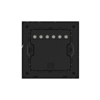 3 Gang 250V 10A Smart ZigBee Wall Switch (L-N Version) Stone Material Frame High Luxury Style Home Decoration