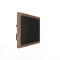3 Gang 250V 10A Smart ZigBee Wall Switch (L-N Version) Black Walnut Wood Frame High Luxury Style Home Decoration