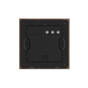 Zigbee Intelligent Scenario Switch 6 Gang Smart Wall Scene Switch (L&N) Black Walnut Wood material frame