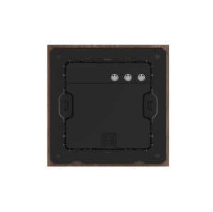 250V 10A Zigbee Smart 3 Gang Wall Switch + 3 Gang Scene Switch L-N (Black Walnut Wood Material Frame)