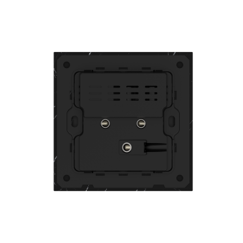 86 Type 10A 250V Five-hole Electrical Wall Socket with USB A+C Ports Outlets 45W Fast Charing Stone Material Frame