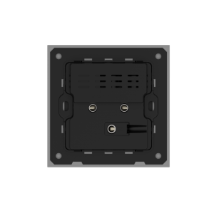 86 Type 10A 250V Five-hole Electrical Wall Socket with USB A+C Ports Outlets 45W Fast Charing Aluminum Frame