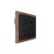 86 Type 10A 250V Five-hole Electrical Wall Socket with USB A+C Ports Outlets 45W Fast Charing Black Walnut Wood Frame