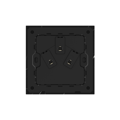 86 Type 10A 250V Three-hole Electrical Wall Socket Outlets Stone Material Frame