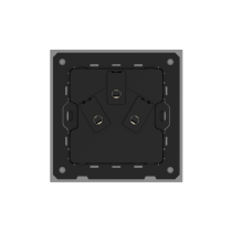 86 Type 10A 250V Three-hole Electrical Wall Socket Outlets Aluminum Frame