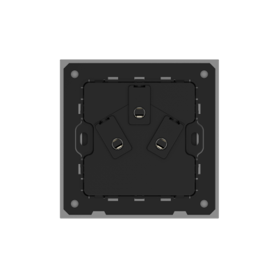 86 Type 10A 250V Three-hole Electrical Wall Socket Outlets Aluminum Frame