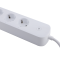 European/Korean Market KC/EU Standard 3 AC Outlets+ UBS 2A+1C Smart Power Strip Extension Socket with Fast Charging 35W