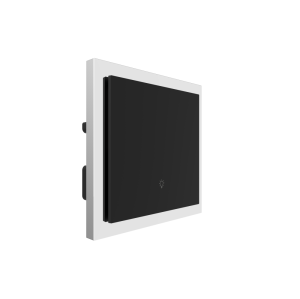 1 Gang 250V 10A Smart ZigBee Wall Switch (L-N Version) Stainless Steel Silver Plated Frame High Luxury Style Home Decoration