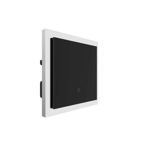 1 Gang 250V 10A Smart ZigBee Wall Switch (L-N Version) Stainless Steel Silver Plated Frame High Luxury Style Home Decoration