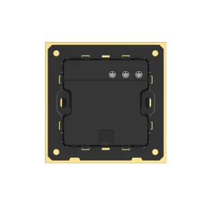 1 Gang 250V 10A Smart ZigBee Wall Switch (L-N Version) Stainless Steel Gold Plated Frame High Luxury Style Home Decoration