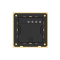2 Gang 250V 10A Smart ZigBee Wall Switch (L-N Version) Stainless Steel Gold Plated Frame High Luxury Style Home Decoration