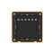 3 Gang 250V 10A Smart ZigBee Wall Switch (L-N Version) Stainless Steel Gold Plated Frame High Luxury Style Home Decoration