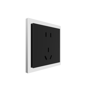 86 Type 10A 250V Five-hole Electrical Wall Socket Outlets Stainless Steel Silver Plated Frame