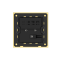 86 Type 10A 250V Five-hole Electrical Wall Socket with USB A+C Ports Outlets 45W Fast Charing Stainless Steel Gold Plated Frame