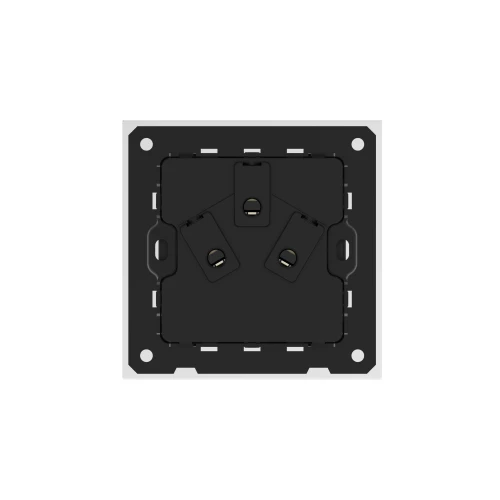 86 Type 10A 250V Three-hole Electrical Wall Socket Outlets Stainless Steel Silver Plated Frame