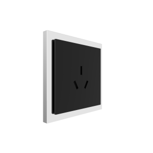 86 Type 10A 250V Three-hole Electrical Wall Socket Outlets Stainless Steel Silver Plated Frame