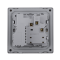 16A 250V~ 1 Gang Universal Switched Socket Electrical Outlet with Neon (PC Panel, 4 Colors)