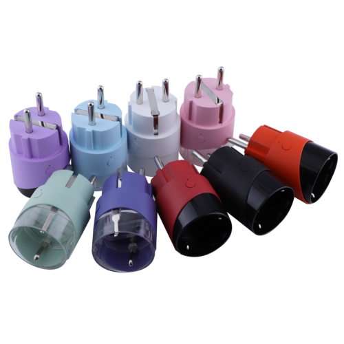 Multi-color Splicing 16A EU Wifi Smart Plug Power Metering/Timmer Electrical Socket for Smart Home