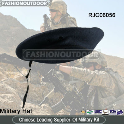 Wool beret Navy Blue Military Berets