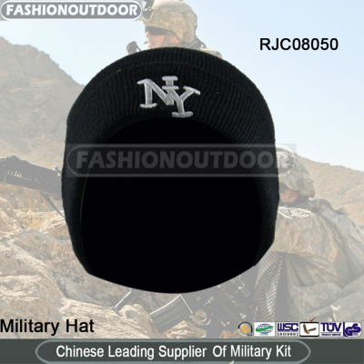 Cotton Black Military hat
