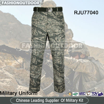 abu Uniform--Digital Tiger Poly / Cotton Twill ABU Pants
