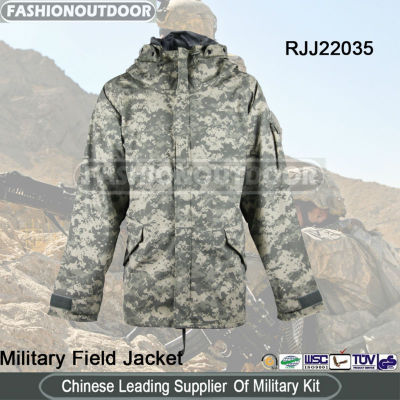 Digital Camo Nylon ECWCS Military Field Jacket Mens