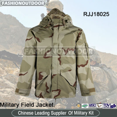 Desert Camo 100 Nylon Jacket ECWCS Military Field Jacket