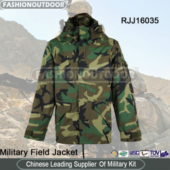 Woodland 100% Nylon Jacket ECWCS Military Field Jacket