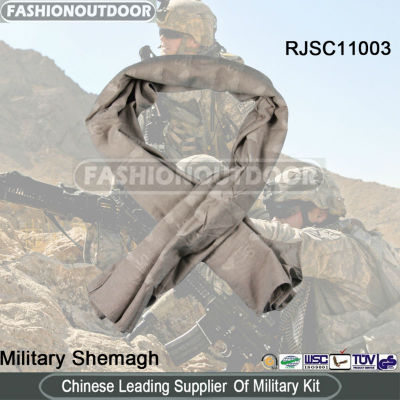 Grey Cotton Military Shemagh/Scarf