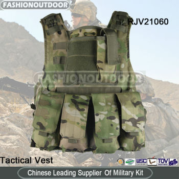Multicam Camo Military Multi Pocket Vest