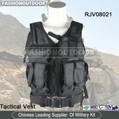 600D Black Military Tactical Vest