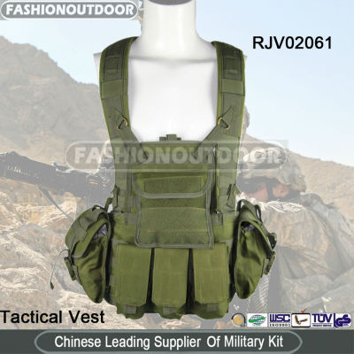 600D Dark Green Military Tactical Vest