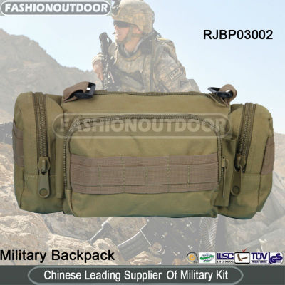 600D Khaki Military Waist Pack Tactical Soldier Bag