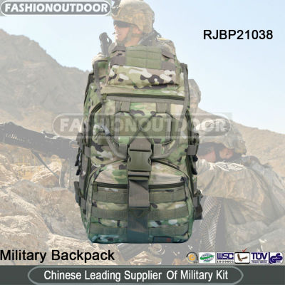 Nylon Multicam Camouflage Military Backpack