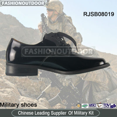 Military Shoes - Senior Officer Leather Shoes with Permenent Shine For Lady
