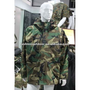 Woodland camo. G8 lightweight waterproof military jackets for army