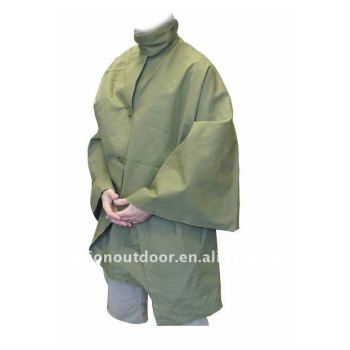 military poncho --light weight,great water repellency