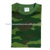 Woodland camouflage commando t-shirt for army