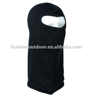 Black balaclavas with wool for special troops