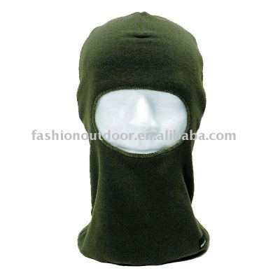 Olive green military Balaclava with 100% wool