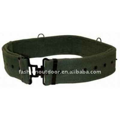 military metal buckle belt