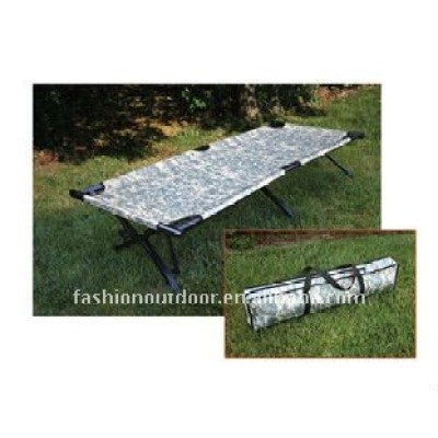 Military aluminium army camping folding bed