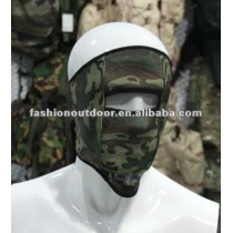 Woodland disguise military facemask